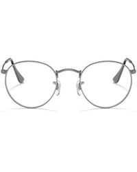 Ray-Ban - Round Metal Eyeglasses Online - Lyst