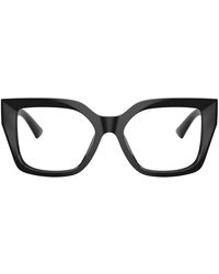 Jimmy Choo - Square Acetate Eyeglasses Online - Lyst