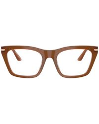 Emporio Armani - Cat-Eye Acetate Eyeglasses Online - Lyst
