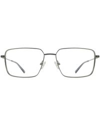 London Retro - Gunmetal/ Rectangle Metal Eyeglasses Online - Lyst