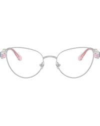 Swarovski - Cat-Eye Metal Eyeglasses Online - Lyst