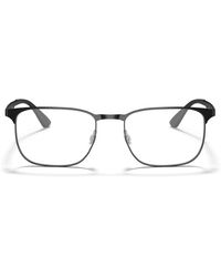 Ray-Ban - Square Metal Eyeglasses Online - Lyst