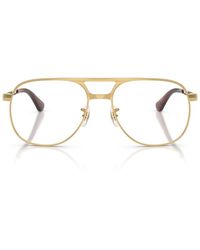 Ray-Ban - Square Metal Eyeglasses Online - Lyst