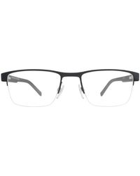 Tommy Hilfiger - Rectangle Metal Eyeglasses Online - Lyst
