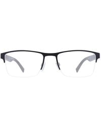 Tommy Hilfiger - Rectangle Metal Eyeglasses Online - Lyst