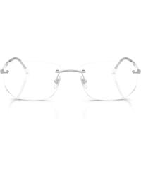 Ray-Ban - Irregular Metal Eyeglasses Online - Lyst