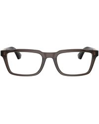 Burberry - Rectangle Plastic Eyeglasses Online - Lyst