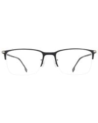 BOSS - Rectangle Metal Eyeglasses Online - Lyst