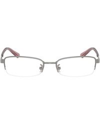 COACH - Rectangle Metal Eyeglasses Online - Lyst