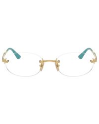 Vogue Eyewear - Oval Metal Eyeglasses Online - Lyst