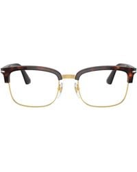 Persol - Rectangle Acetate Eyeglasses Online - Lyst
