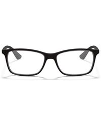 Ray-Ban - Square Plastic Eyeglasses Online - Lyst