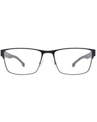 BOSS - Rectangle Metal Eyeglasses Online - Lyst