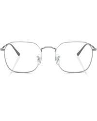 Ray-Ban - Irregular Metal Eyeglasses Online - Lyst
