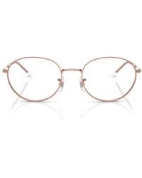 Ray-Ban - Oval Metal Eyeglasses Online - Lyst