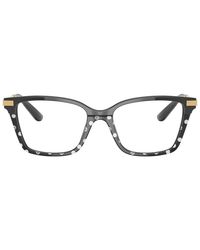 Dolce & Gabbana - Pois Rectangle Acetate Eyeglasses Online - Lyst