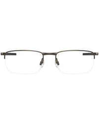 Oakley - Rectangle Metal Eyeglasses Online - Lyst
