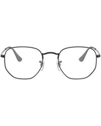 Ray-Ban - Irregular Metal Eyeglasses Online - Lyst