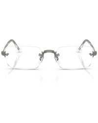Ray-Ban - Rectangle Metal Eyeglasses Online - Lyst