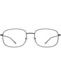GD Collection - Gunmetal/ Rectangle Metal Eyeglasses Online - Lyst