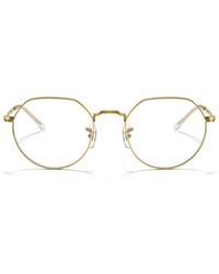 Ray-Ban - Irregular Metal Eyeglasses Online - Lyst
