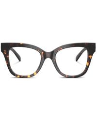 Tory Burch - Pierced Oversized Cat-Eye Eyeglasses - Lyst