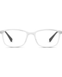 Prada Linea Rossa - Ps 04iv Rectangle Eyeglasses - Lyst