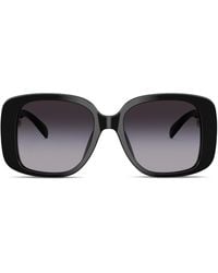 Tory Burch - Pierced Oversized Square Sunglasses, One Size - Lyst