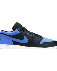 jordan 1 football cleats blue