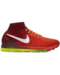 Nike Rubber Air Zoom All Out Flyknit Women's Running Shoe in Green - Lyst