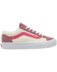 vans style 36 retro biking red skate shoes