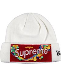 Supreme Clear Label Beanie 'white' for Men | Lyst
