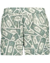 直送商品 Shorts vetements Green Million million Dollar dollar Swim