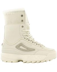 fila boots fur olive green