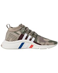 adidas originals eqt support mid adv trainers in black cq2999