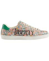 GUCCI リバティ メンズ シューズ 27cm Liberty グッチ 靴 デッキ