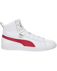 puma clyde core foil white