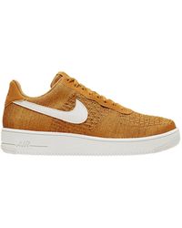 nike air force 1 flyknit 2.0 gold