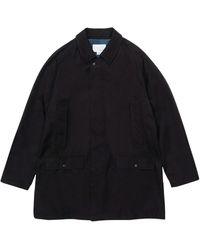 Nanamica Gore-tex Short Soutien Collar Coat Navy in Blue for Men