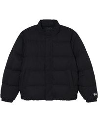 Stussy Casentino Wool Varsity Jacket 'black' for Men | Lyst