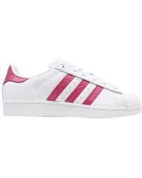 Adidas Superstar Pink Sneakers for Women - Up to 30% off | Lyst