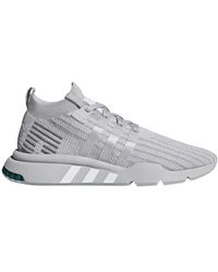 eqt support mid adv primeknit shoes grey