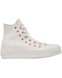 Converse High Tops Heart Sneakers for Women - Up to 52% off | Lyst