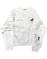 Yeezy Season 5 Handwriting Sweatshirt 'arctic' - White