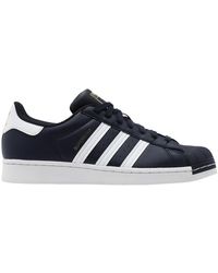 Adidas Superstar Blue Sneakers for Men - Up to 34% off | Lyst