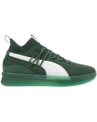 puma clyde court biscay green
