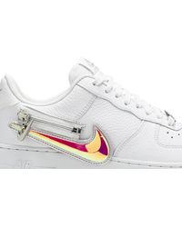 nike air force 1 low zip swoosh white