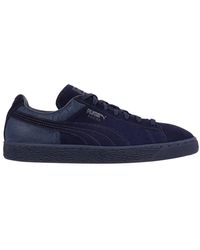puma suede black mens
