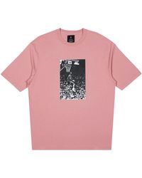 Nike X Union La Reverse Dunk T-shirt 'rust Pink'