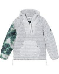 Nike Stüssy Insulated Pullover Jacket in White for Men | Lyst